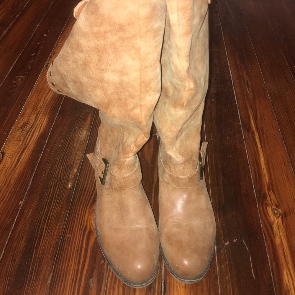 Tan boots